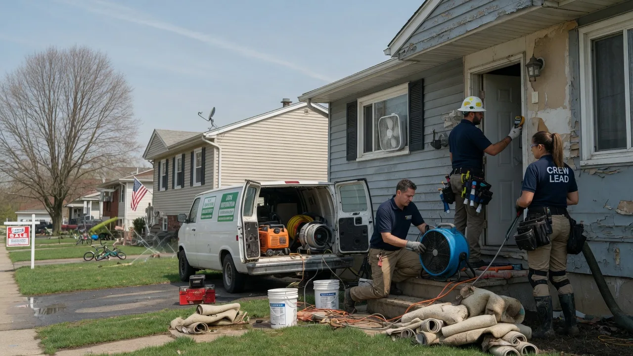 Flood Cleanup in Adamstown, MD near me